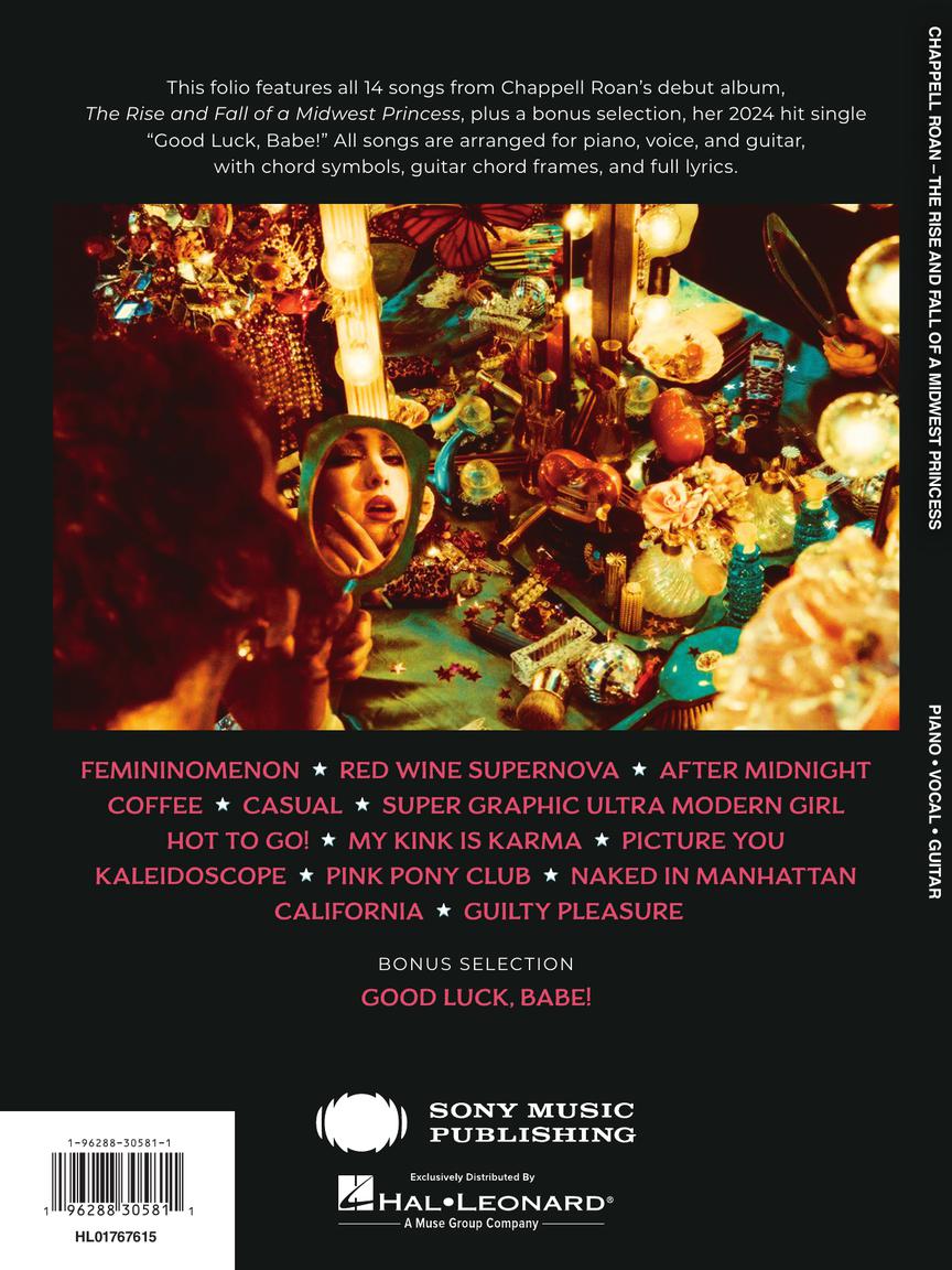 The Rise and Fall of a Midwest Princess by Chappell Roan - PVG Hal Leonard 1767615