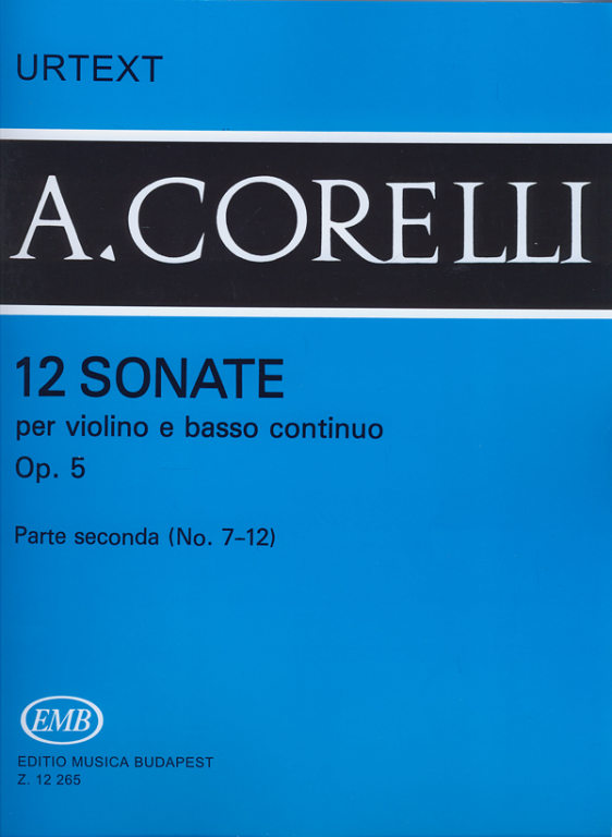 Corelli - 12 Sonatas Op5 Volume 2 - Violin/Basso Continuo EMB Z12265