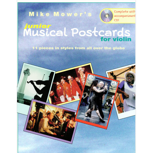 Junior Musical Postcards - Violin/CD/Piano Accompaniment edited by Mower VLNMOW101