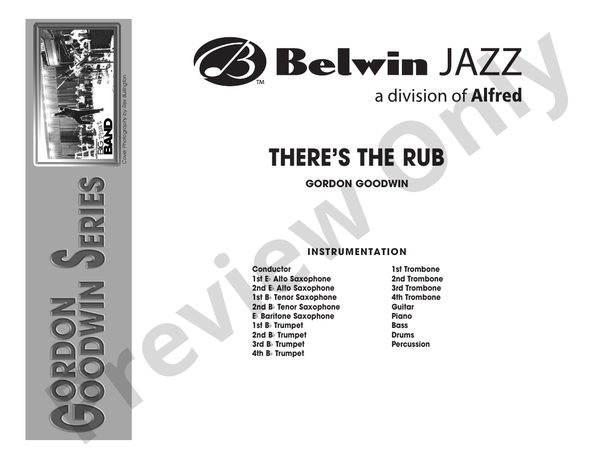 There's the Rub (Grade 5.5) - Jazz Ensemble Conductor Score & Parts (Digital Download)