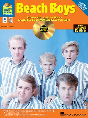 Beach Boys - CD-ROM Sheet Music - Guitar|Piano|Vocal Hal Leonard Piano, Vocal & Guitar CD-ROM