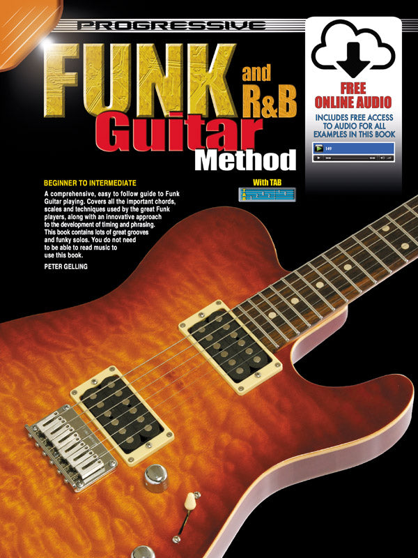 Progressive Funk and R&B Guitar Method Bk/OLA
