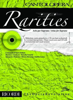 Cantolopera: Rarities - Arie Per Soprano Vol. 1 - Classical Vocal Soprano Ricordi Vocal Score