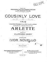Cousinly Love - Vocal/Piano (Digital Download)
