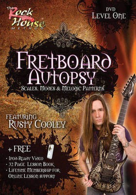 Rusty Cooley - Fretboard Autopsy - Scales, Modes and Melodic Patterns Level One - Guitar Rusty Cooley Rock House Guitar Solo DVD