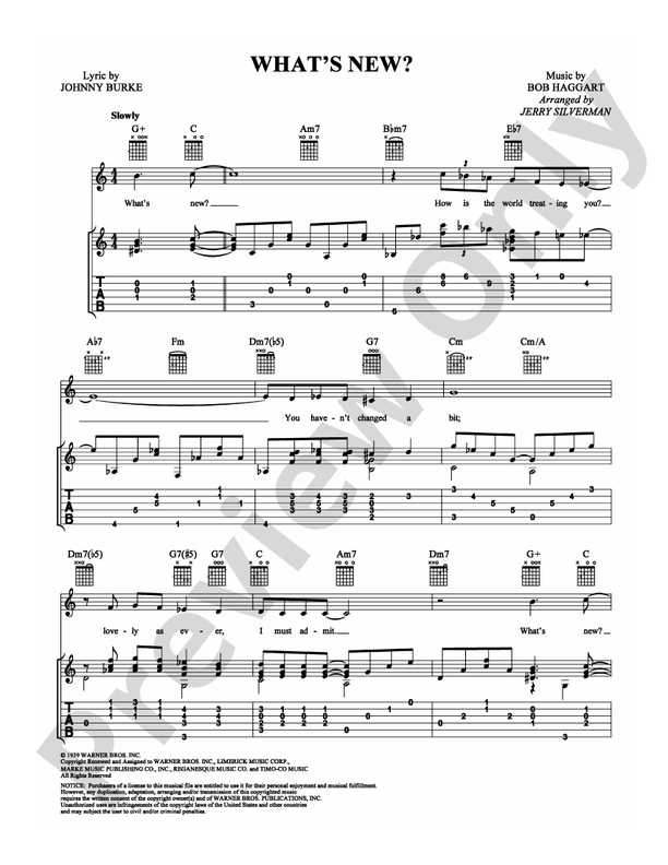 What's New? - Guitar TAB (Digital Download)