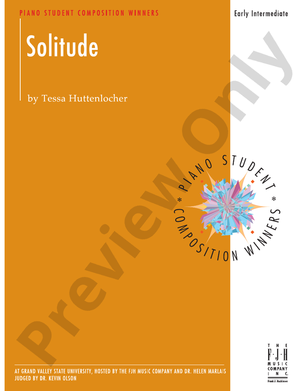 Solitude - Piano (Digital Download)