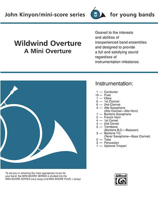 Wildwind Overture - Concert Band Conductor Score & Parts (Digital Download)