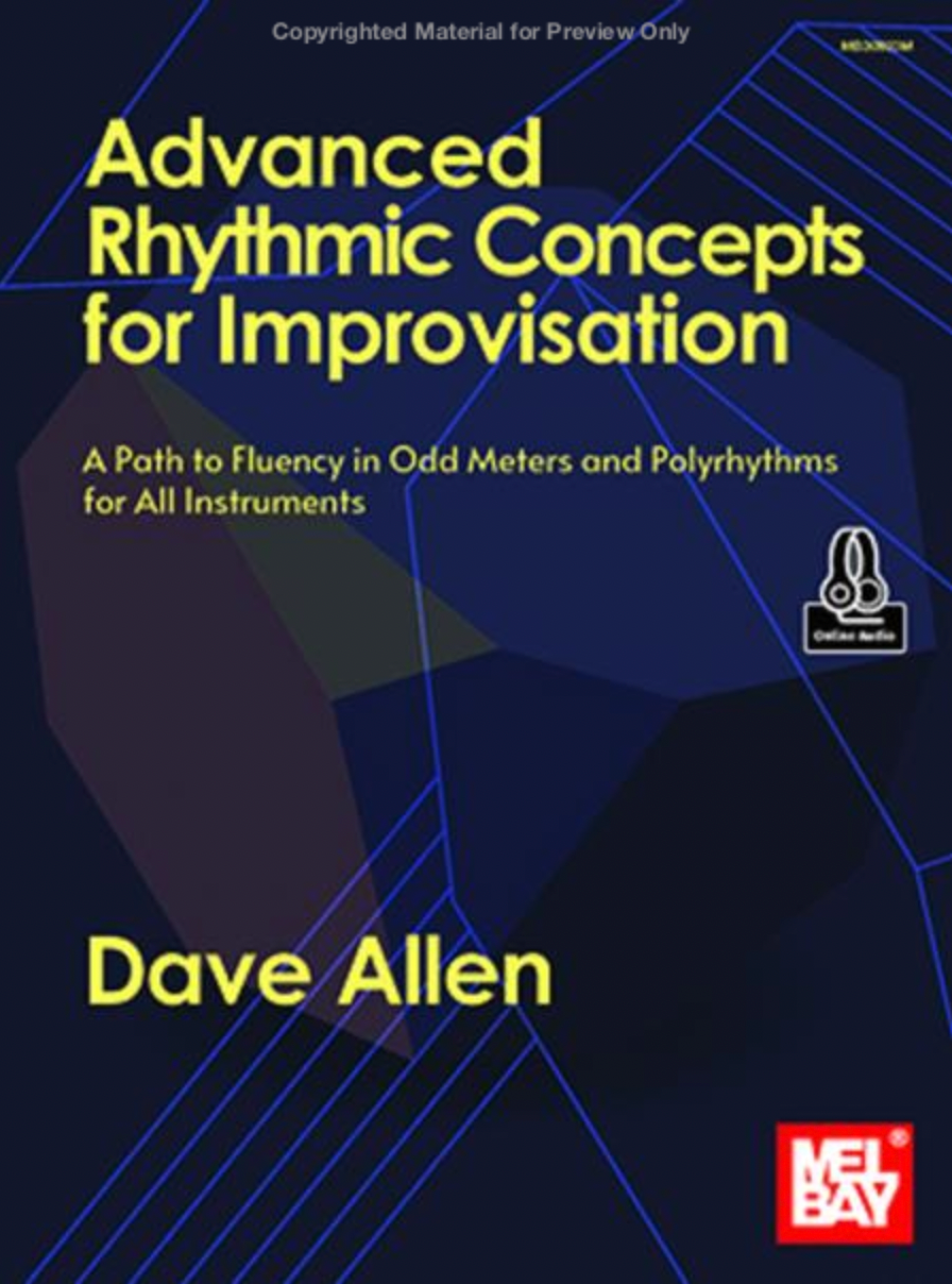 Advanced Rhythmic Concepts for Improvisation - Guitar/Audio Access Online Mel Bay MB30923M