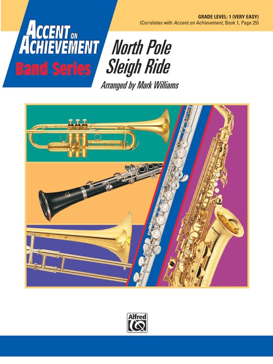 North Pole Sleigh Ride - Concert Band Conductor Score & Parts (Digital Download)