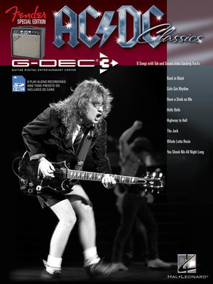 AC/DC - Fender Special Edition G-DEC Guitar Play-Along Pack - Hal Leonard /SD Card