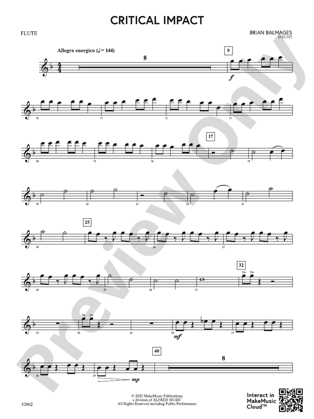 Critical Impact - Full Orchestra Conductor Score & Parts (Digital Download)