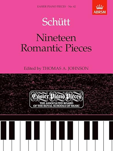 Schutt Nineteen Romantic Pieces for Piano
