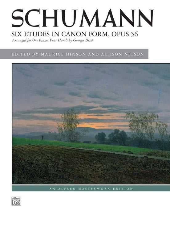 Schumann - Six Etudes in Canon Form, Opus 56 - 1 Piano, 4 Hands (Digital Download)