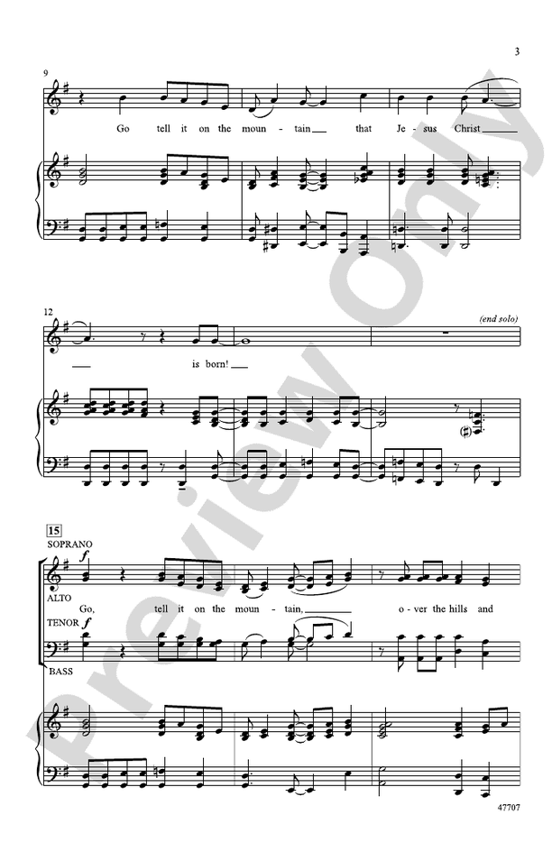 Go Tell It! – SATB Choral Octavo (Digital Download)