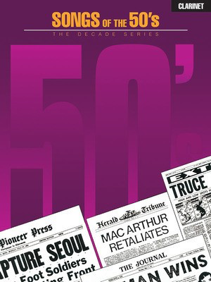 Songs of the '50s - Clarinet - Various - Clarinet Hal Leonard Clarinet Solo
