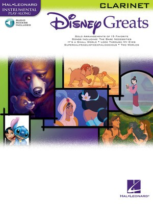 Disney Greats - for Clarinet Instrumental Play-Along Pack - Various - Clarinet Hal Leonard Clarinet Solo Sftcvr/Online Audio