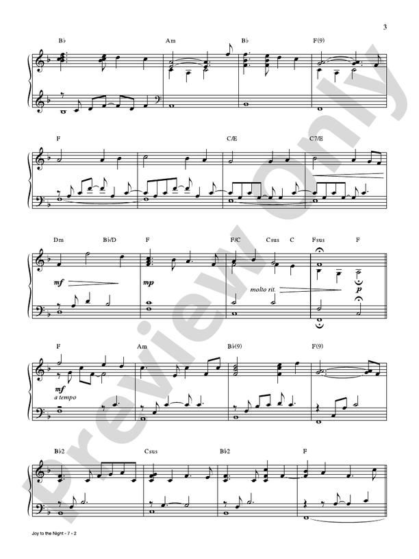 Joy to the Night - Jim Brickman - PVG (Digital Download)