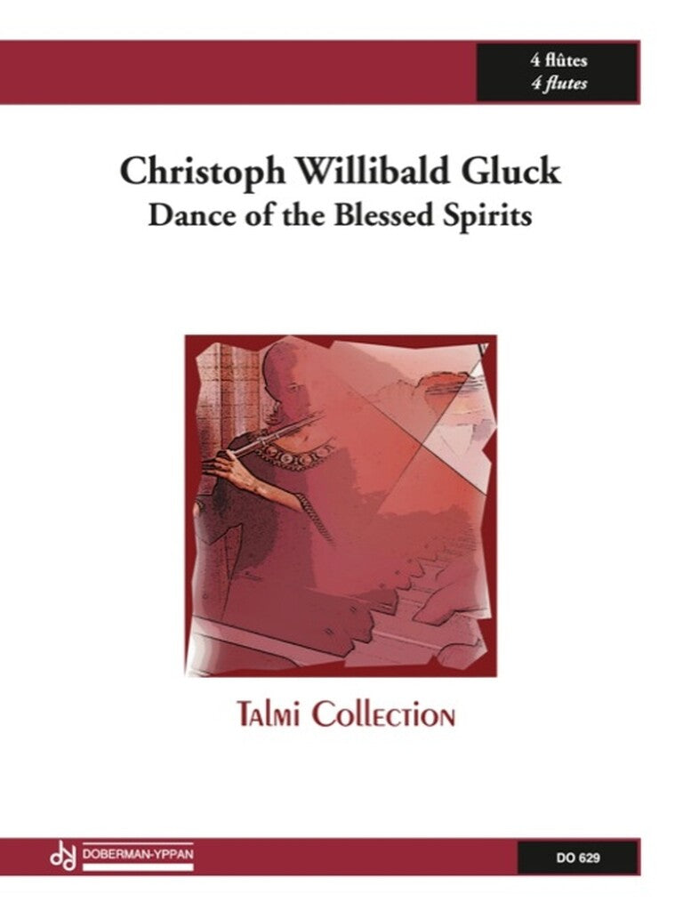 Gluck - Dance of the Blessed Spiritis - 4 Flutes Score/Parts Doberman DO629