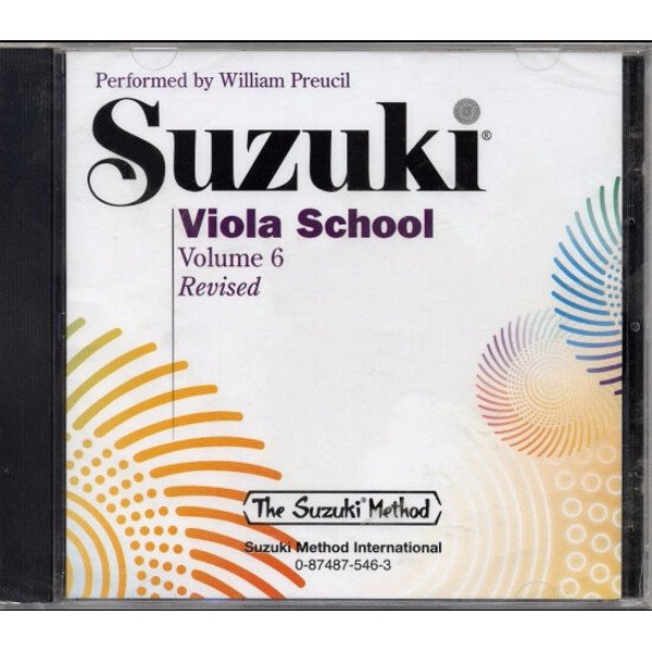 Suzuki Viola School Volume 6 CD