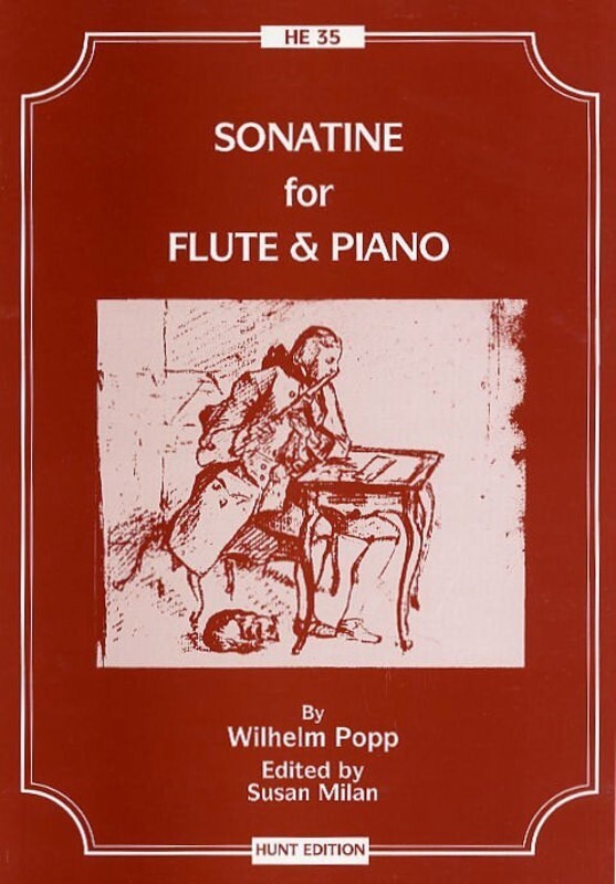 Popp - Sonatine Op388/1 - Flute/Piano Accompaniment Hunt Edition SP1341