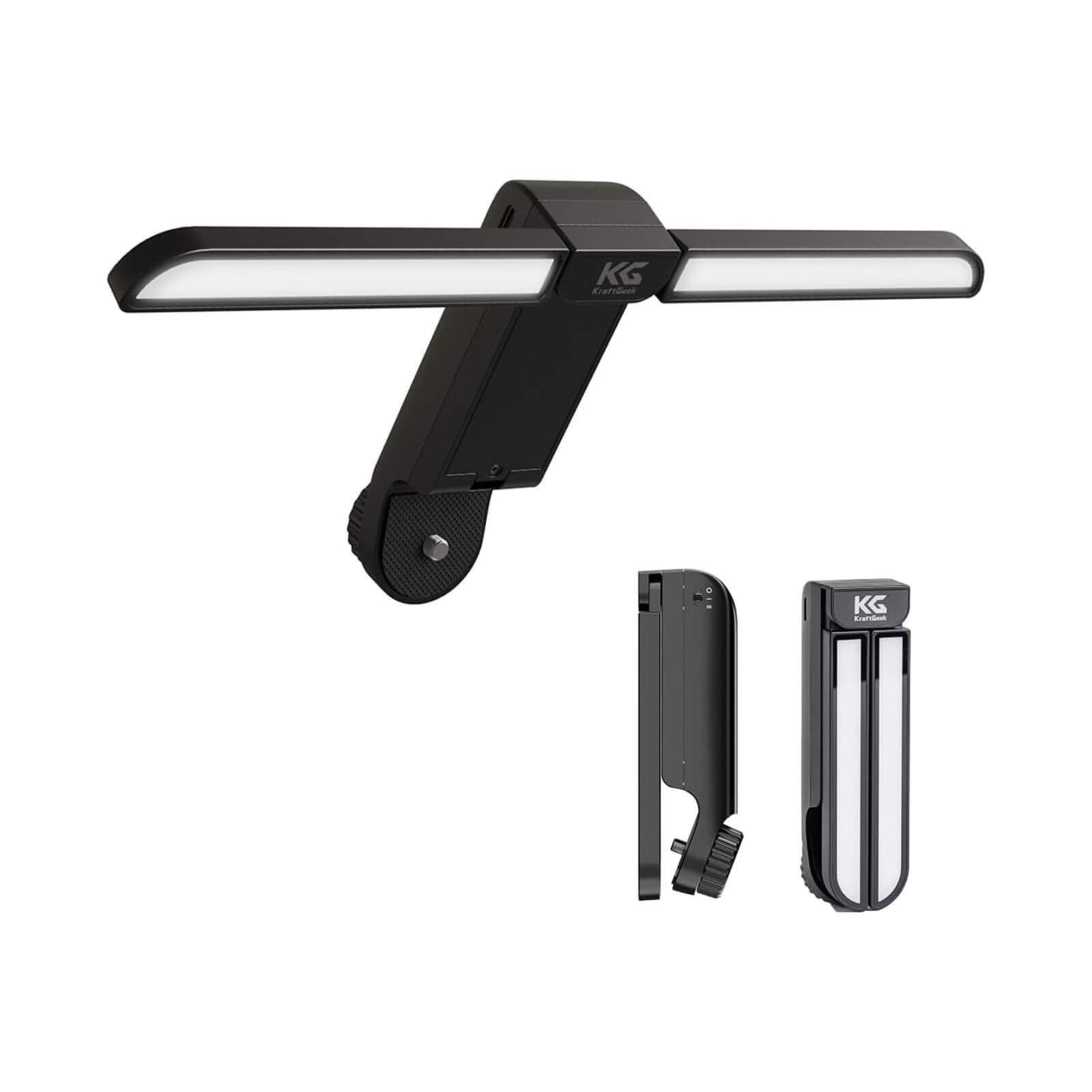 Music Stand - KraftGeek Bravo Music Stand with Bag, Light, and Phone/Tablet Mount, Black