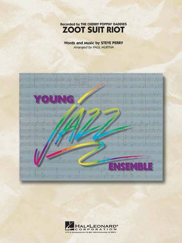 ZOOT SUIT RIOT YJE3 - MURTHA Hal Leonard 7010414