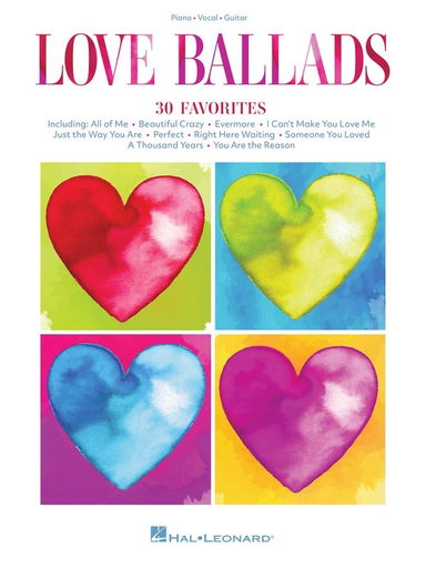 Love Ballads - PVG - Various - Hal Leonard