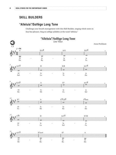 Peckham - Vocal Studies for the Contemporary Singer - Vocal/Audio Access Online Berklee Press 50449611