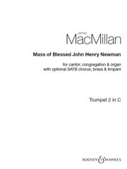 Mass Of Blessed John Henry Newman - Optional 2nd Trumpet Part in C (Digital Download)