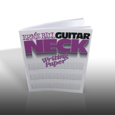 Guitar Neck Writing Paper - Ernie Ball Ernie Ball