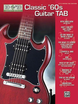 Classic '60s Guitar Tab - 10 for $10 Sheet Music Series - Guitar Alfred Music Easy Guitar