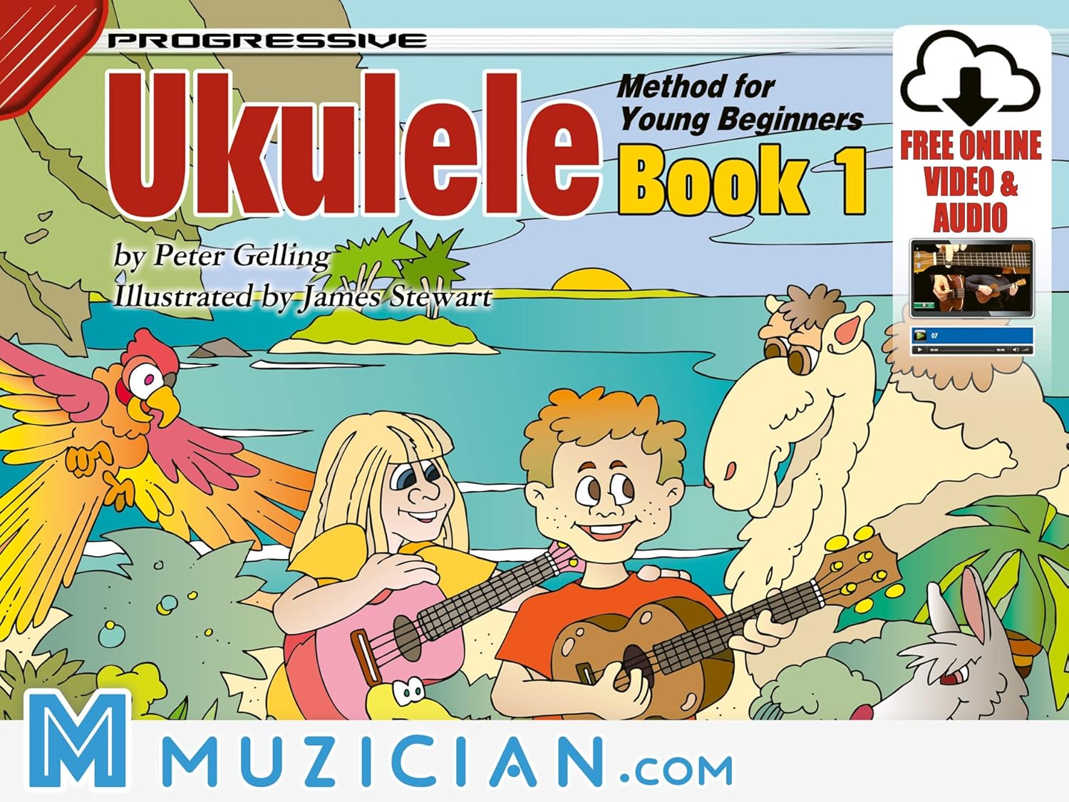 Progressive Ukulele Meth for Young Begin Bk 1 Bk/OA