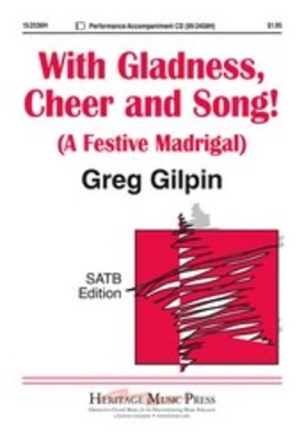 With Gladness Cheer And Song Satb/Perc -