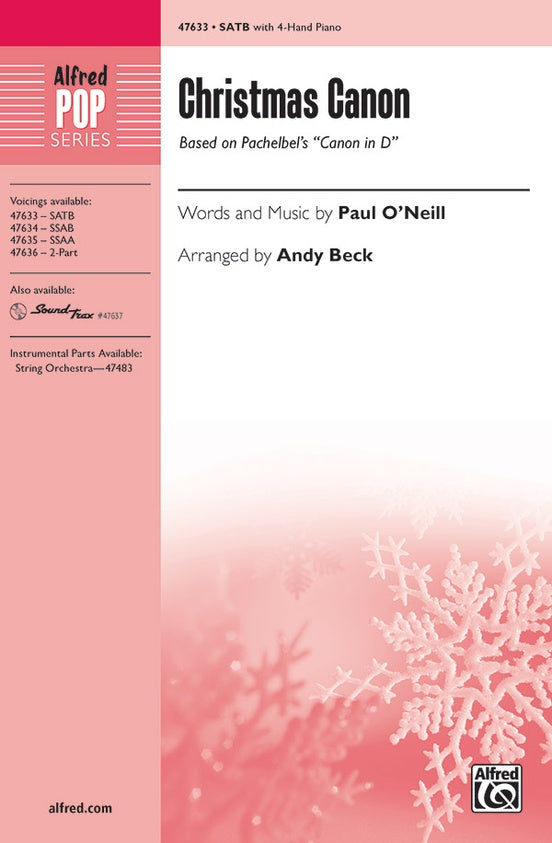 Christmas Canon – SATB Choral Octavo (Digital Download)