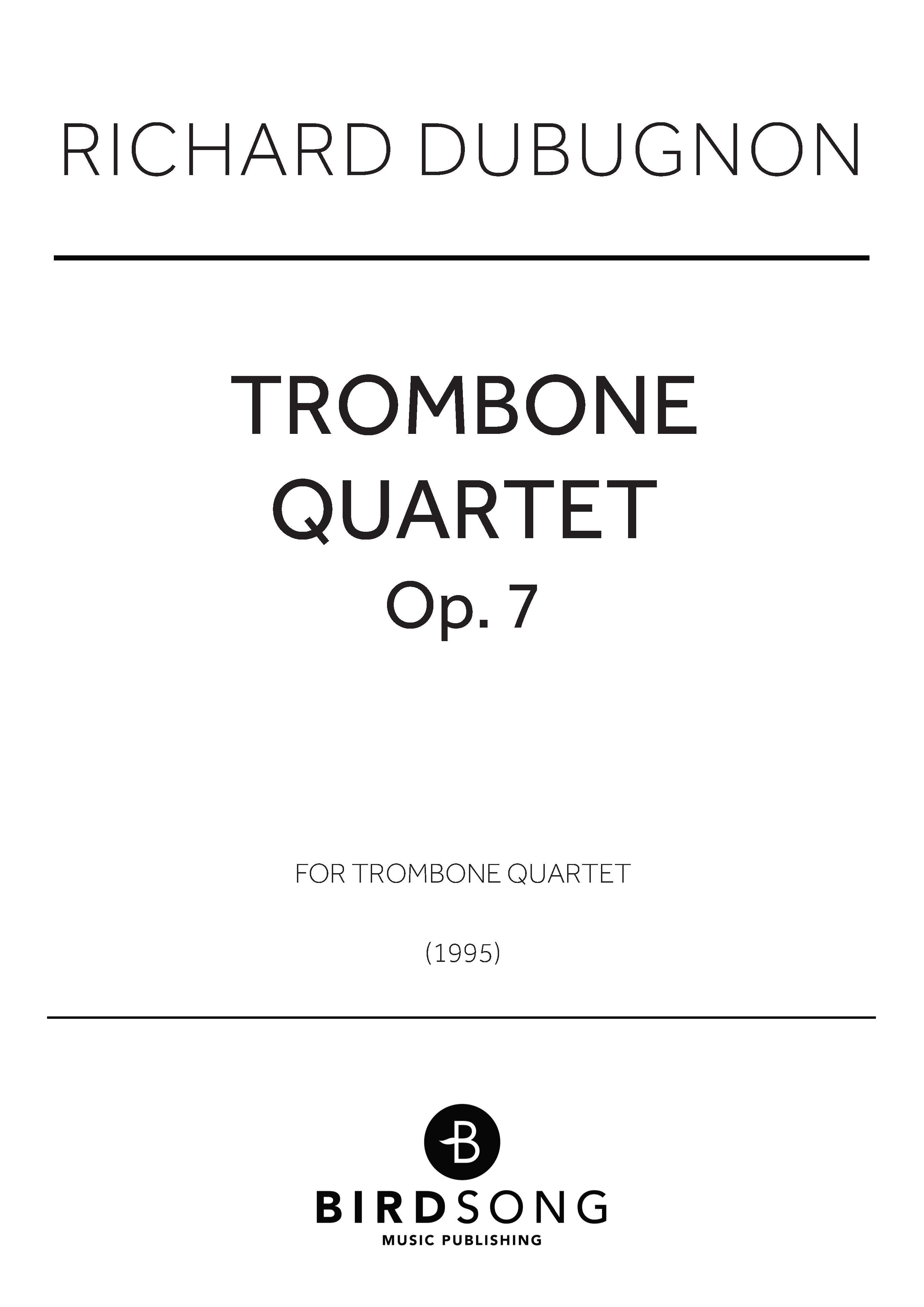 Trombone Quartet - Trombone Quartet (Digital Download)