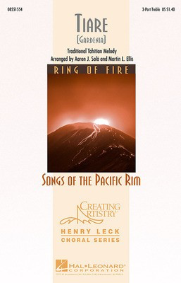 Tiare - 3-Part Treble - 3-Part Treble Aaron Sala Hal Leonard Choral Score Octavo