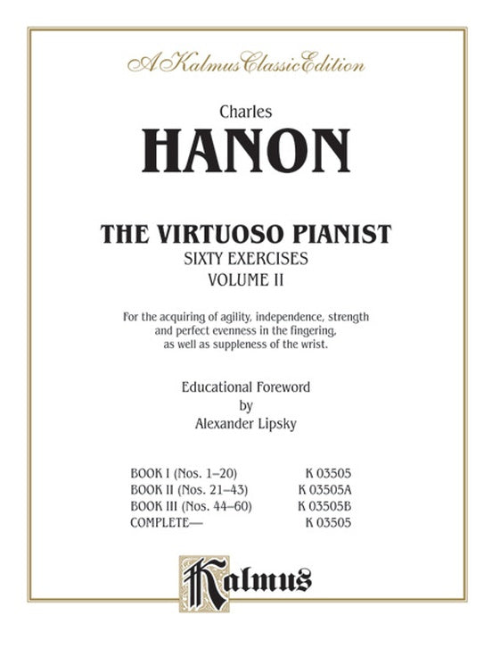 Hanon - The Virtuoso Pianist (Volume II) - Piano Solo (Digital Download)