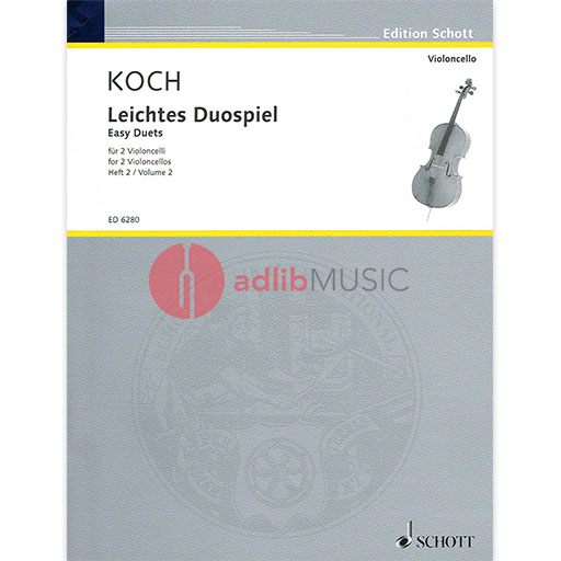 EASY DUOS FOR VIOLONCELLI V2 - KOCH - SCHOTT
