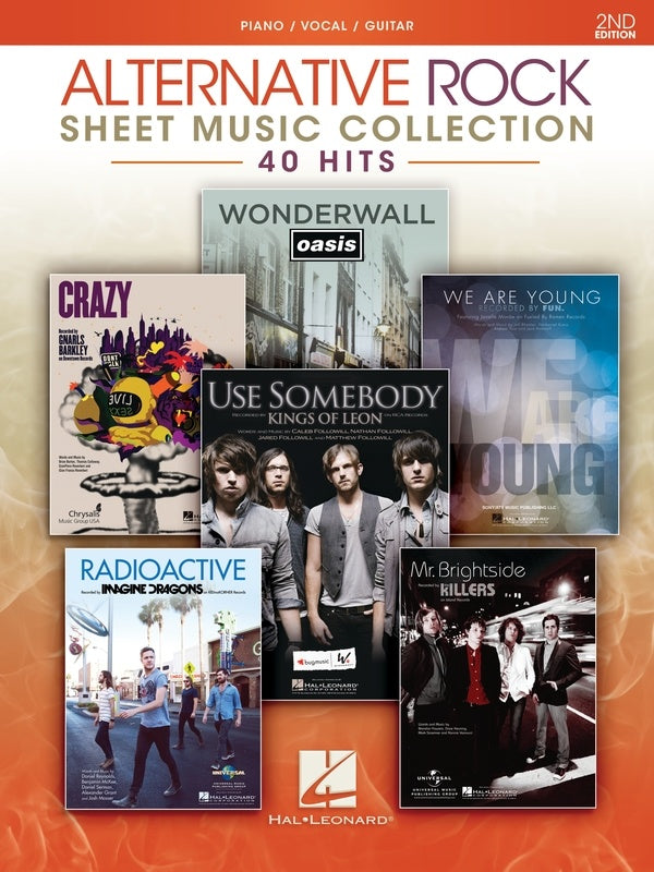 Alternative Rock Sheet Music Collection: 40 Hits - Piano/Vocal/Guitar PVG Hal Leonard 356431