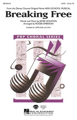 Breaking Free - SATB Roger Emerson Hal Leonard Choral Score Octavo