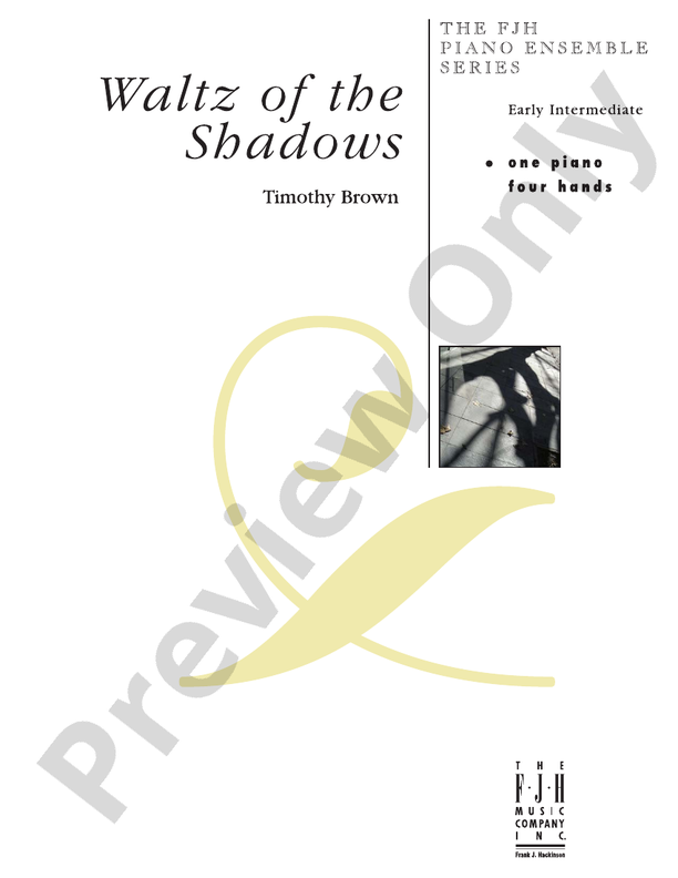 Waltz of the Shadows - Piano (Digital Download)