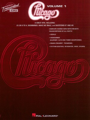 Chicago - Transcribed Scores Volume 1 - Hal Leonard Transcribed Score