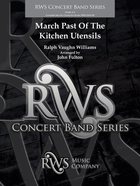March Past Of The Kitchen Utensils - Concert Band Conductor Score & Parts(Digital Download)
