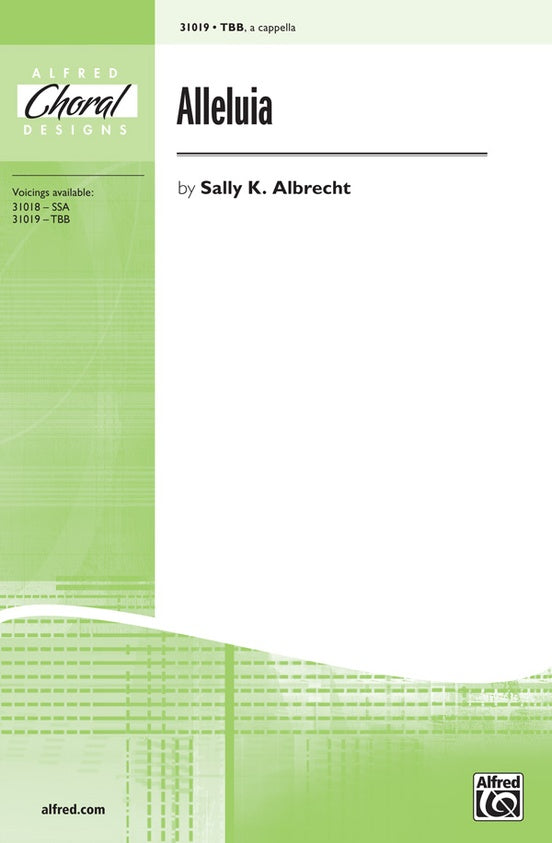 Alleluia - TBB, a cappella Choral Octavo (Digital Download)