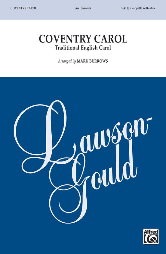 Coventry Carol – SATB a cappella Choral Octavo (Digital Download)