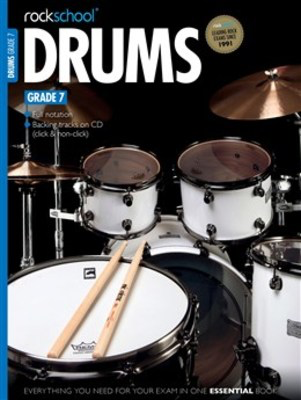 AMEB Rockschool Drums Grade 7 (2012-2018) - Drums/CD Rock School RSK051226