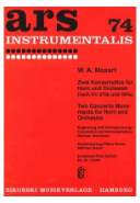CONCERTO MOVEMENTS 2 FHN/PNO - MOZART - French Horn Sheet Music - SIKORSKI