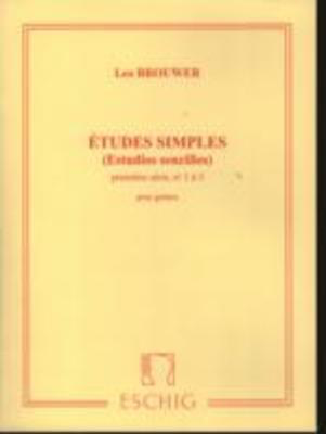 Etudes Simples (Estudios Sencillos) Sí©rie 1 - Leo Brouwer - Classical Guitar Max Eschig Guitar Solo