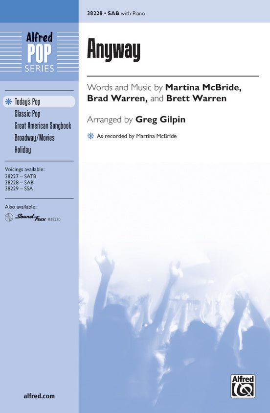 Anyway – SAB Choral Octavo (Digital Download)